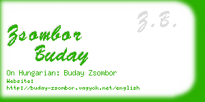 zsombor buday business card